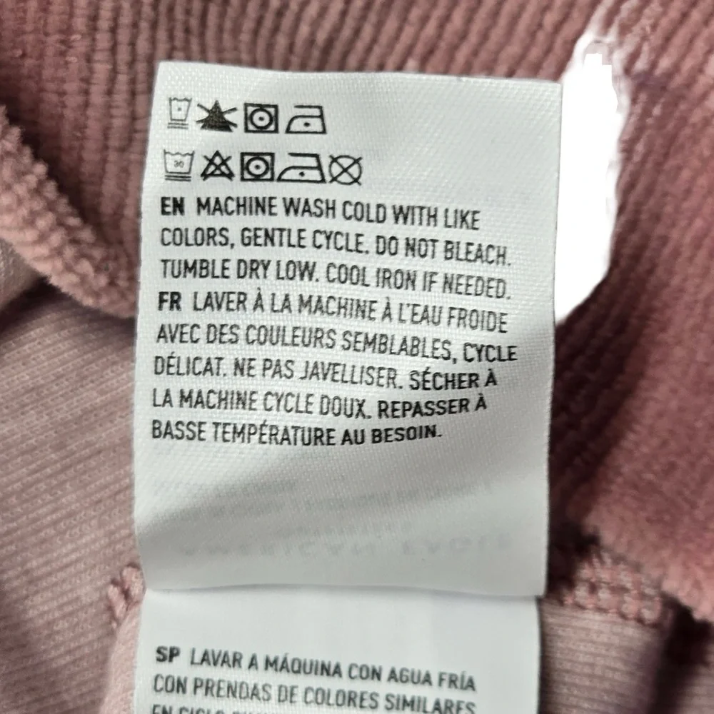 American Eagle Y2K Aesthetic Hoodie Pullover Mauve M - Picture 9 of 11